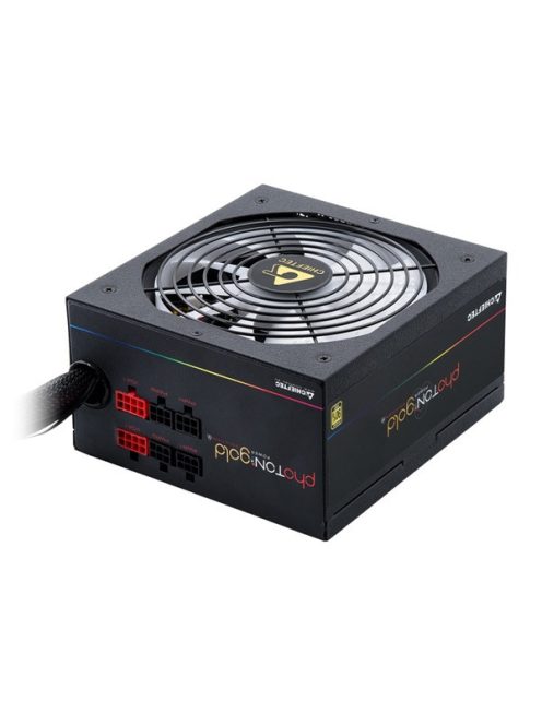 CHIEFTEC Tápegység Moduláris Photon 650W RGB világítás BOX Gold