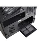 CHIEFTEC Ház Gaming Chieftronic M2 GM-02B-OP, mATX, 3xRGB Ventillátor + RGB Kontroller, Edzett Üveg oldalak, fekete