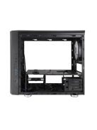 CHIEFTEC Ház Gaming Chieftronic M2 GM-02B-OP, mATX, 3xRGB Ventillátor + RGB Kontroller, Edzett Üveg oldalak, fekete