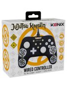 KONIX - JUJUTSU KAISEN Nintendo Switch/PC Vezetékes kontroller, Fekete mintás