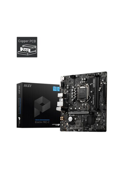 MSI Alaplap S1200 B560M PRO-E Intel B560M, mATX