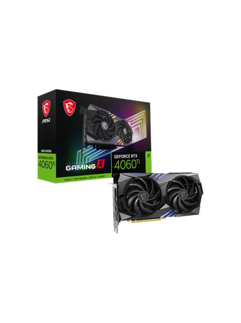 MSI Videokártya PCI-Ex16x nVIDIA RTX 4060 TI GAMING X 8GB DDR6