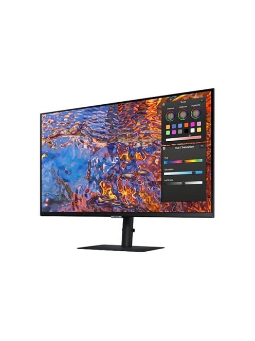 SAMSUNG IPS monitor 32" S80PB, 3840x2160, 16:9, 350cd/m2, 5ms, DisplayPort/HDMI/3xUSB/USB-C/LAN, Pivot