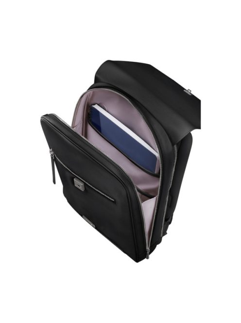 SAMSONITE NŐI Notebook Hátizsák 147735-1041, Backpack with Flap 14.1" (BLACK) -ZALIA 3.0