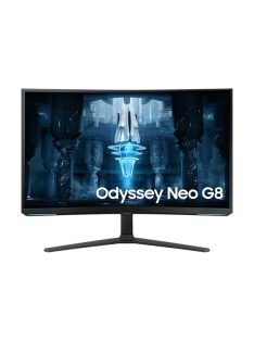   SAMSUNG Ívelt Gaming 240Hz VA monitor 32" G85NB, 3840x2160, 16:9, 350cd/m2, 1ms, 2xHDMI/DisplayPort/2xUSB, Pivot