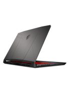 MSI Gaming NB Pulse GL66 12UDK-1015, 15,6 FHD, i5-12500H, 16GB, 512GB M.2, RTX 3050 Ti 4GB, NOOS, Szürke