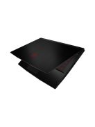 MSI Gaming NB Thin GF63 12UC-659, 15.6" FHD, i5-12450H, 8GB, 512GB M.2, RTX 3050 4GB, NOOS, Fekete