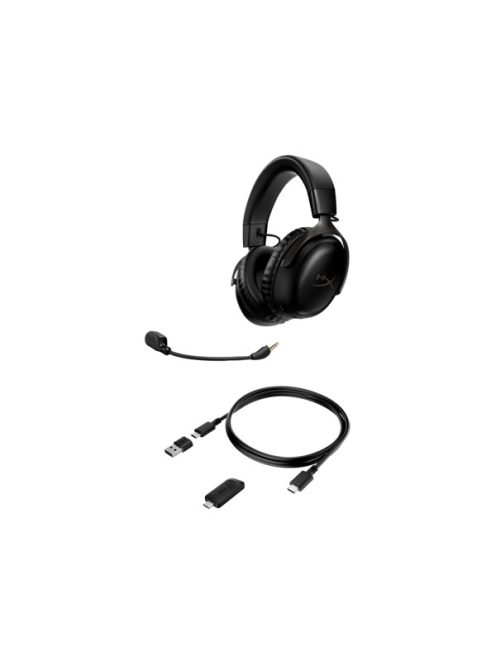 HP HYPERX vezeték nélküli gaming fejhallgató Cloud III - fekete
