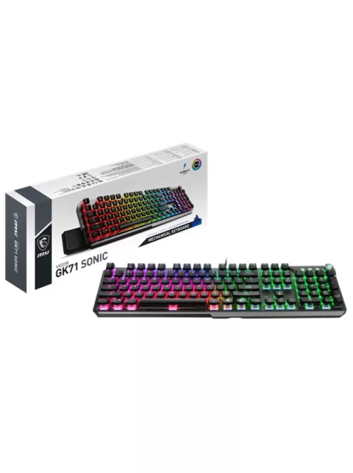 MSI ACCY VIGOR GK71 SONIC Mechanical Gaming Keyboard - BLUE Switch, US