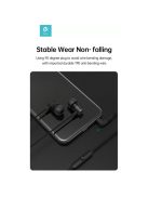 DEVIA UNIVERZÁLIS SZTEREÓ FELVEVŐS FÜLHALLGATÓ - 3,5 MM JACK - DEVIA KINTONE SERIES METAL EARPHONE - FEKETE