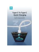 DEVIA USB TYPE-C - USB TYPE-C ADAT- ÉS TÖLTŐKÁBEL 1 M-ES VEZETÉKKEL - KINTONE SERIES TYPE-C TO TYPE-C CABLE - 60W, WHITE