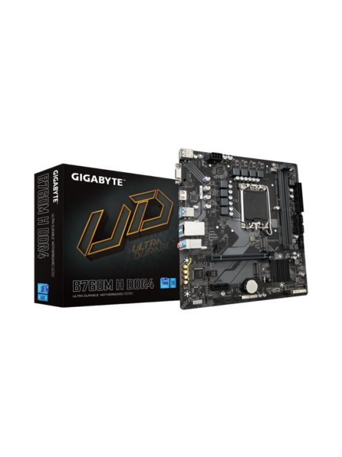 GIGABYTE Alaplap S1700 B760M H DDR4 INTEL B760, ATX