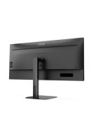 AOC VA monitor U34V5C/BK, 3440x1440, 21:9, 300cd/m2, 1ms, HDMI/DisplayPort/USB-C/4xUSB, hangszóró