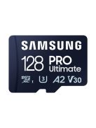 SAMSUNG Memóriakártya, PRO Ultimate microSD 128GB, Class 10, V30, A2, Grade 3 (U3), R200/W130