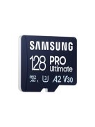 SAMSUNG Memóriakártya, PRO Ultimate microSD 128GB, Class 10, V30, A2, Grade 3 (U3), R200/W130