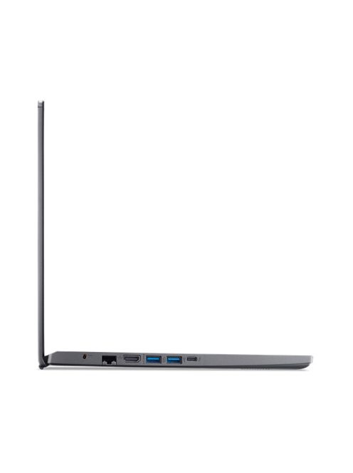 ACER Aspire A515-57-564T, 15.6" FHD IPS, Intel Core i5-12450H, 16GB, 512GB SSD, UMA, DOS, fekete