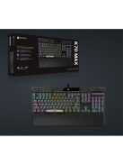 CORSAIR Vezeték Nélküli Billentyűzet Gaming, K70 MAX RGB, Mechanikus, MGX switch, fekete