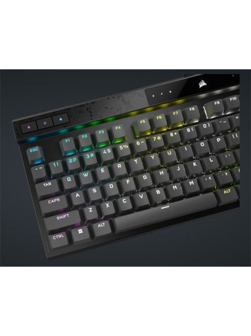 CORSAIR Vezeték Nélküli Billentyűzet Gaming, K70 MAX RGB, Mechanikus, MGX switch, fekete