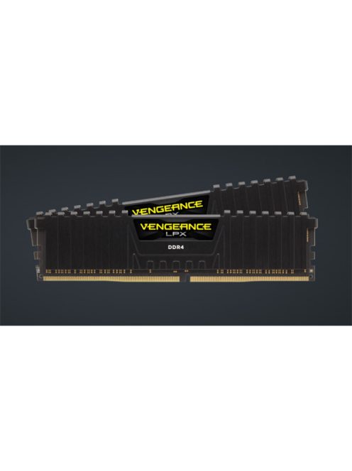 CORSAIR Memória VENGEANCE DDR4 16GB 3200MHz C16 LPX, XMP 2.0 (Kit of 2), fekete