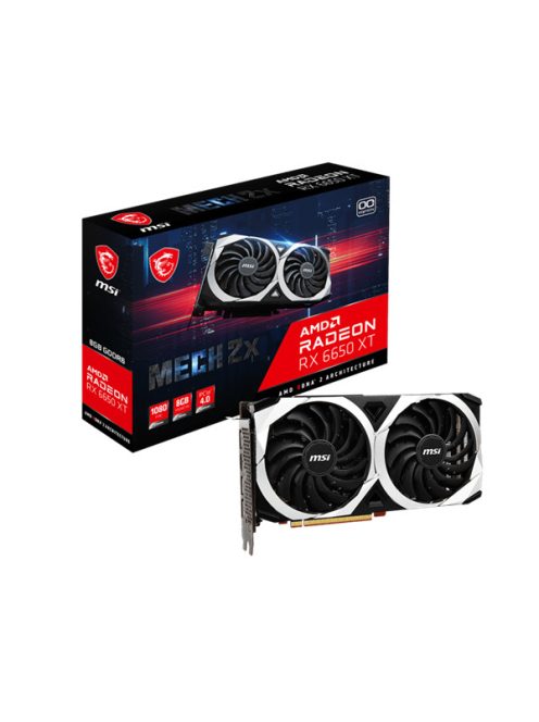 MSI Videokártya PCI-Ex16x AMD RX 6650 XT MECH 2X 8G DDR6 OC