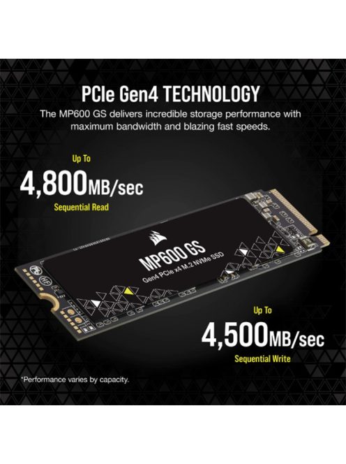 CORSAIR SSD MP600 GS M.2 2280 PCIe 4.0 1000GB NVMe