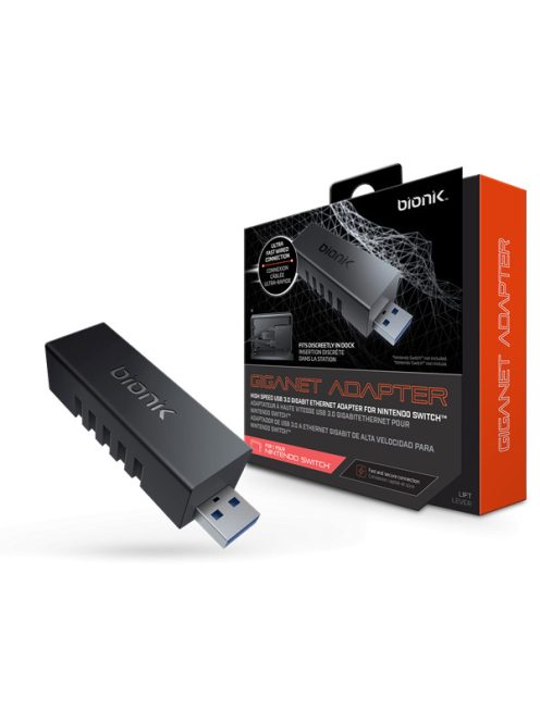 BIONIK Nintendo Switch Kiegészítő USB 3.0 Giganet Adapter, BNK-9018