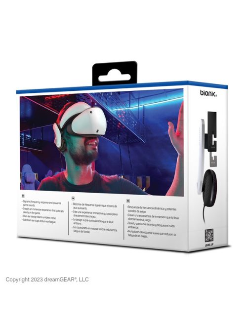 BIONIK PS VR2 Kiegészítő Mantis Pro Stereo Fejhallgató, BNK-9100