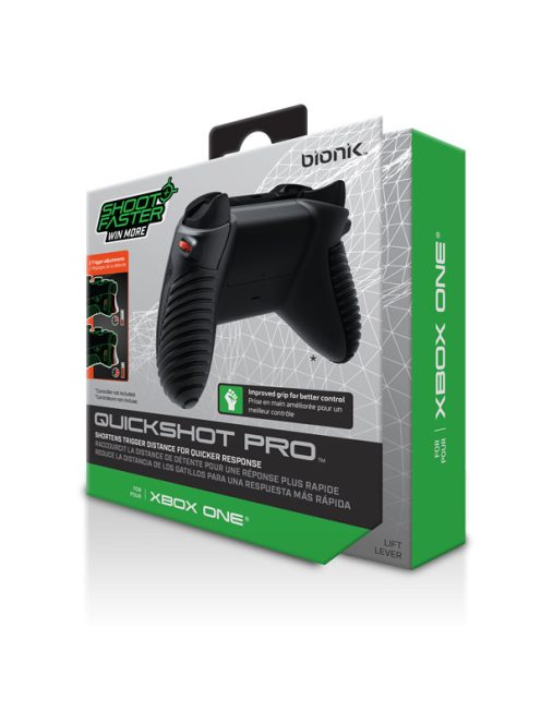 BIONIK XBOX One Kiegészítő Quickshot Pro Kontroller Ravasz csomag fekete, BNK-9076