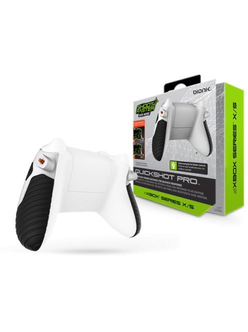 BIONIK XBOX Series S/X Kiegészítő Quickshot Pro Kontroller Ravasz csomag fehér & fekete, BNK-9074