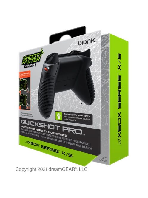 BIONIK XBOX Series S/X Kiegészítő Quickshot Pro Kontroller Ravasz csomag fehér, BNK-9073