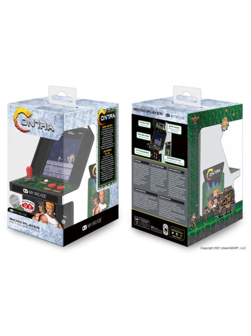MY ARCADE Játékkonzol Contra Micro Player Retro Arcade 6.75" Hordozható, DGUNL-3280