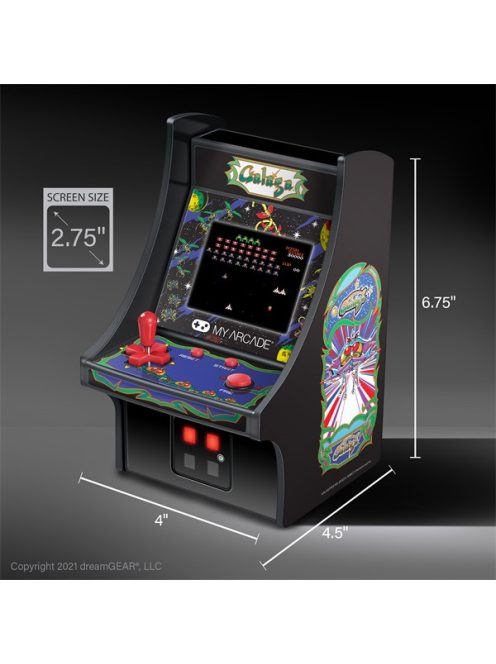 MY ARCADE Játékkonzol Galaga Micro Player Retro Arcade 6.75" Hordozható, DGUNL-3222