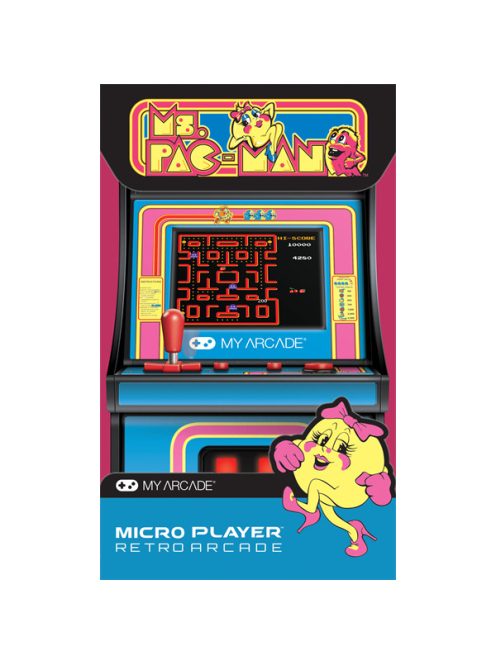 MY ARCADE Játékkonzol Ms. Pac-Man Micro Player Retro Arcade 6.75" Hordozható, DGUNL-3230