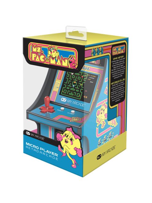 MY ARCADE Játékkonzol Ms. Pac-Man Micro Player Retro Arcade 6.75" Hordozható, DGUNL-3230