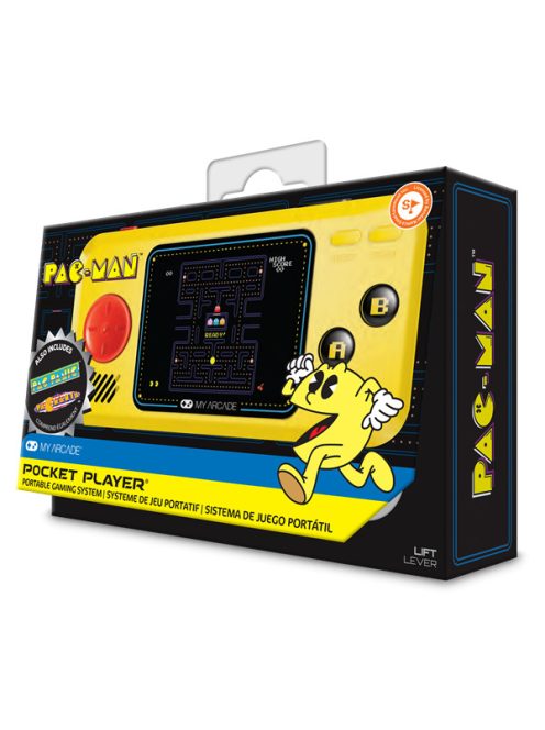 MY ARCADE Játékkonzol Pac-Man 3in1 Pocket Player Hordozható, DGUNL-3227