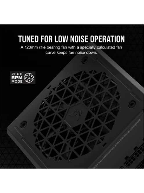 CORSAIR Tápegység Moduláris, RMe Series RM1000e, 1000W, 12cm, ATX3.0, PCIe5.0, 80+ Gold