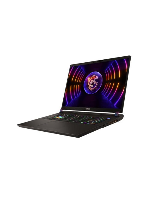 MSI Gaming NB Vector GP78 13VH-483HU, 17,3" QHD 240Hz, i9-13950HX, 32GB, 1TB M.2, RTX 4080 12GB, WIN11H, Fekete - US KEY