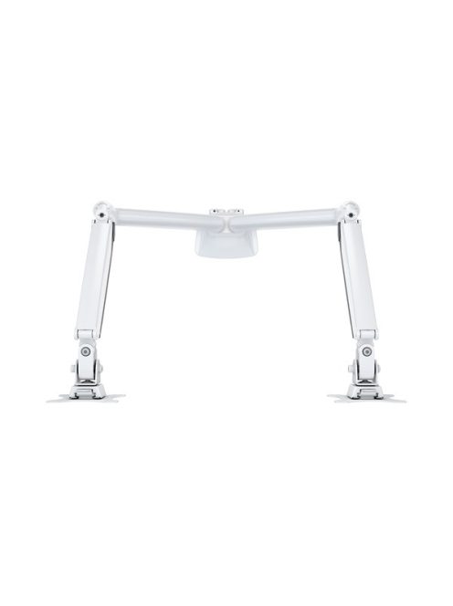 MULTIBRACKETS 2 karos asztali konzol, M Deskmount Gas Spring Dual White (15-27", max.VESA: 100x100 mm, 9 kg)