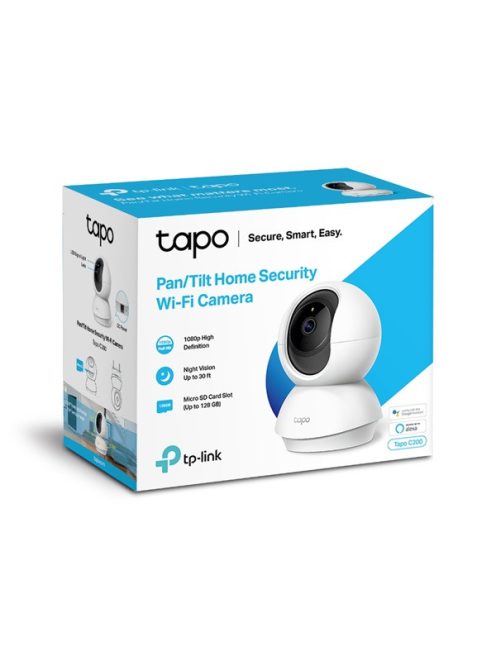 TP-LINK Wireless Kamera Cloud beltéri éjjellátó, TAPO C200P2 (2-PACK)