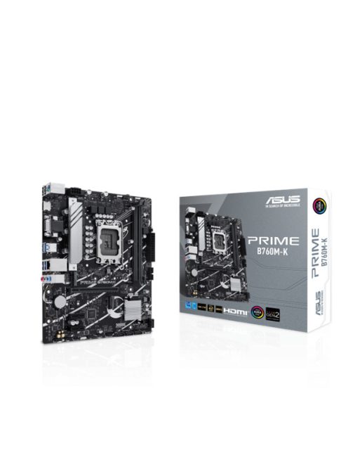 ASUS Alaplap S1700 PRIME B760M-K INTEL B760, mATX