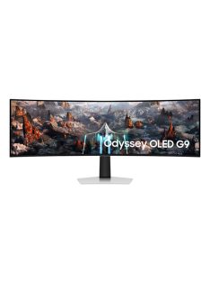   SAMSUNG Ívelt Gaming 240Hz OLED monitor 49" G93SD, 5120x1440, 32:9, 250cd/m2, 0.03ms, HDMI/MicroHDMI/DP