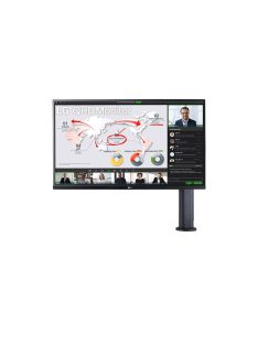   LG IPS monitor 31.5" 32QP88NP, 2560x1440, 16:9, 350cd/m2, 5ms, 2xHDMI/DisplayPort/USB-C/2XUSB, Pivot, hangszóró