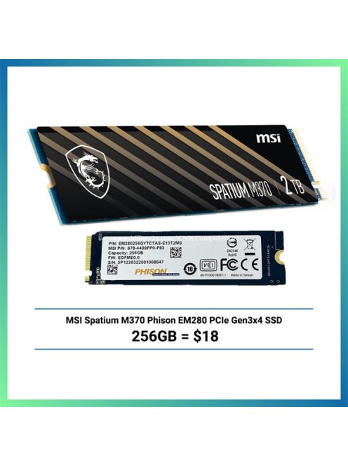 Phison EM280256GYTCTAS-E13T2MS 256GB NVME SSD