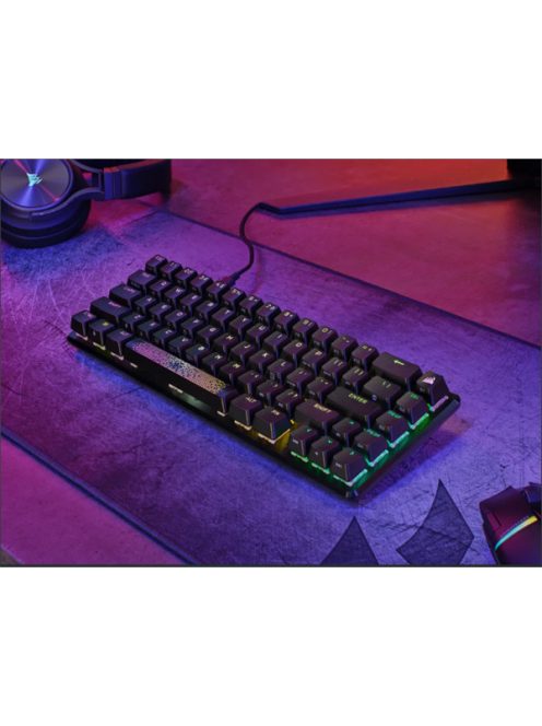 CORSAIR Vezetékes Billentyűzet Gaming, K65 PRO MINI RGB 65%, Optical-Mechanical, US, szürke