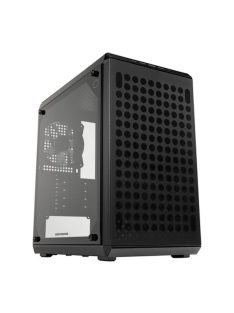   COOLER MASTER Ház Micro ATX MASTERBOX Q300L V2, 1 Ventillátorral, Tápegység nélkül, fekete