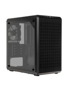 COOLER MASTER Ház Micro ATX MASTERBOX Q300L V2, 1 Ventillátorral, Tápegység nélkül, fekete