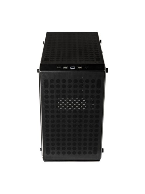 COOLER MASTER Ház Micro ATX MASTERBOX Q300L V2, 1 Ventillátorral, Tápegység nélkül, fekete