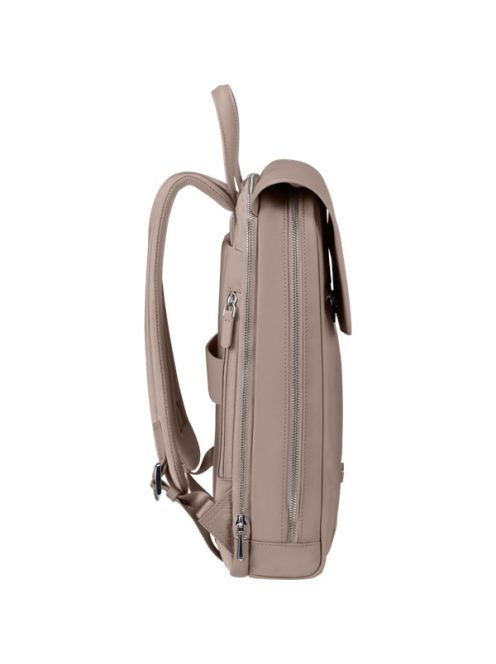 SAMSONITE NŐI Notebook Hátizsák 147735-1630, Backpack with Flap 14.1" (Old Rose) -ZALIA 3.0