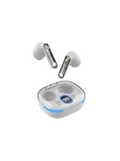   WHITE SHARK HYPERBEAT-W, GEB-TWS37W bluetooth In-ear fülhallgató mikrofonnal, fehér