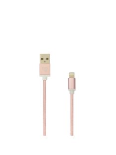   SBOX Kábel, CABLE USB A Male -> 8-pin iPh Male 1.5 m Rose gold - Blister